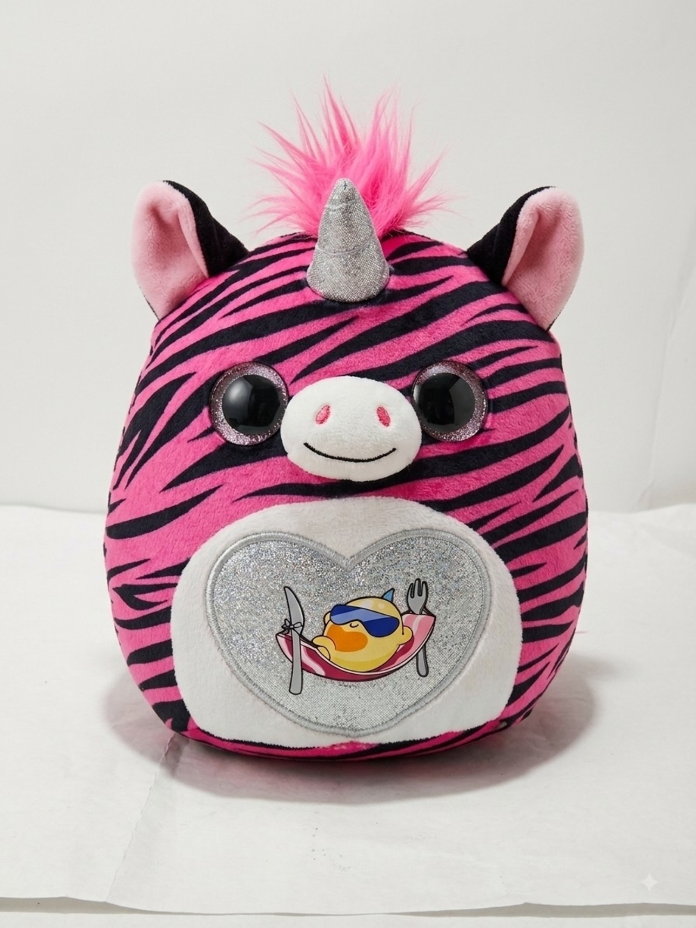 Zuru Pink Zebra Unicorn Rainbowcorns Stuffed Animal Plush Kids Toy